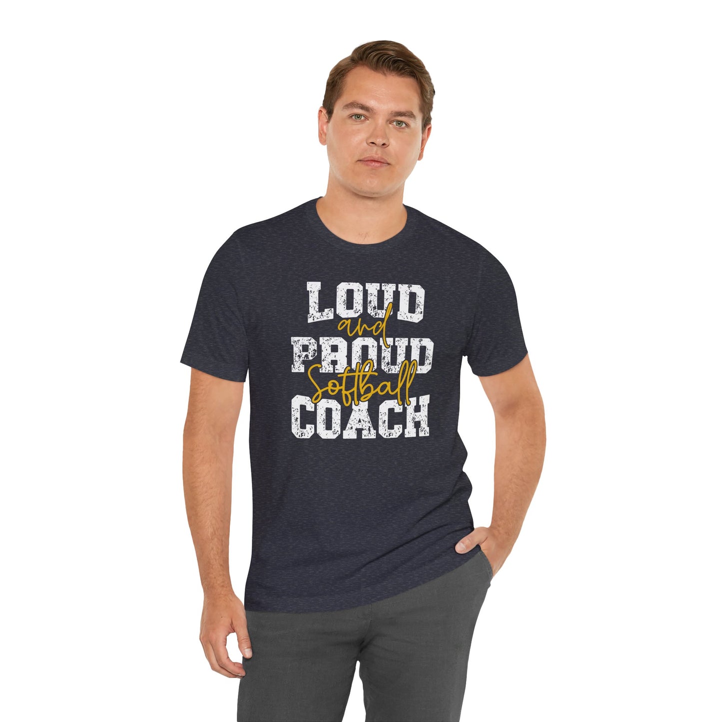 Loud and Proud Softball Coach T Shirt (1)
