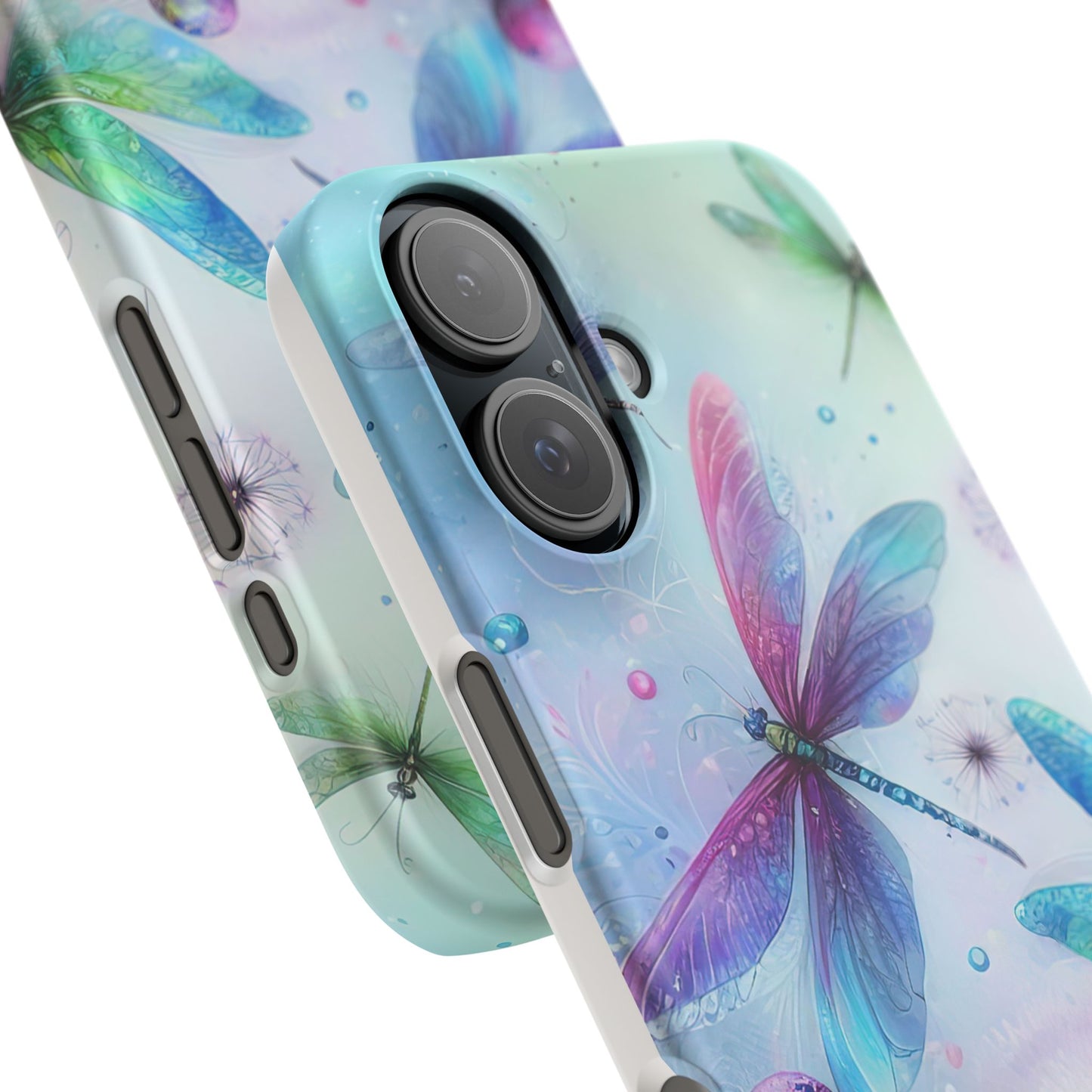 Watercolor Pastel Dragonflies Snap Cases