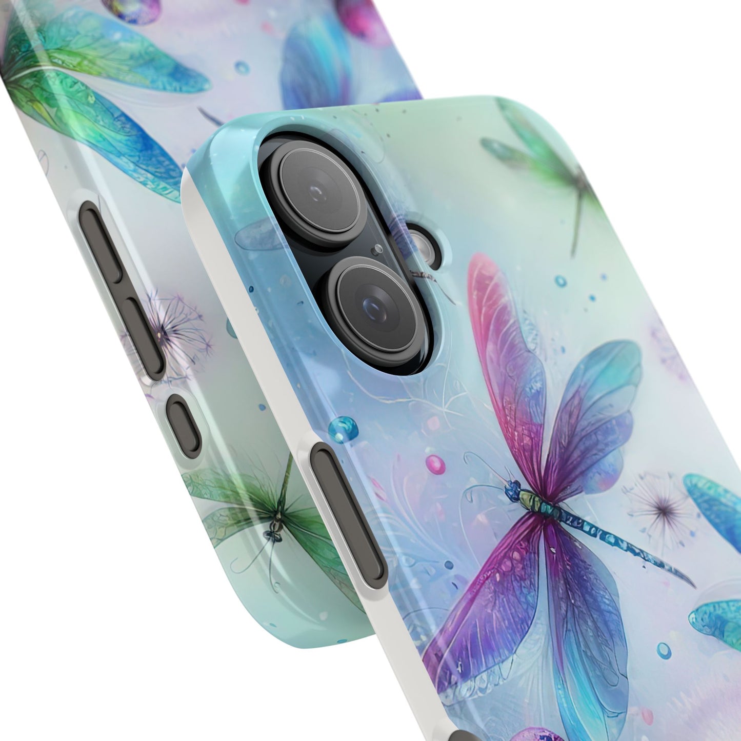 Watercolor Pastel Dragonflies Snap Cases