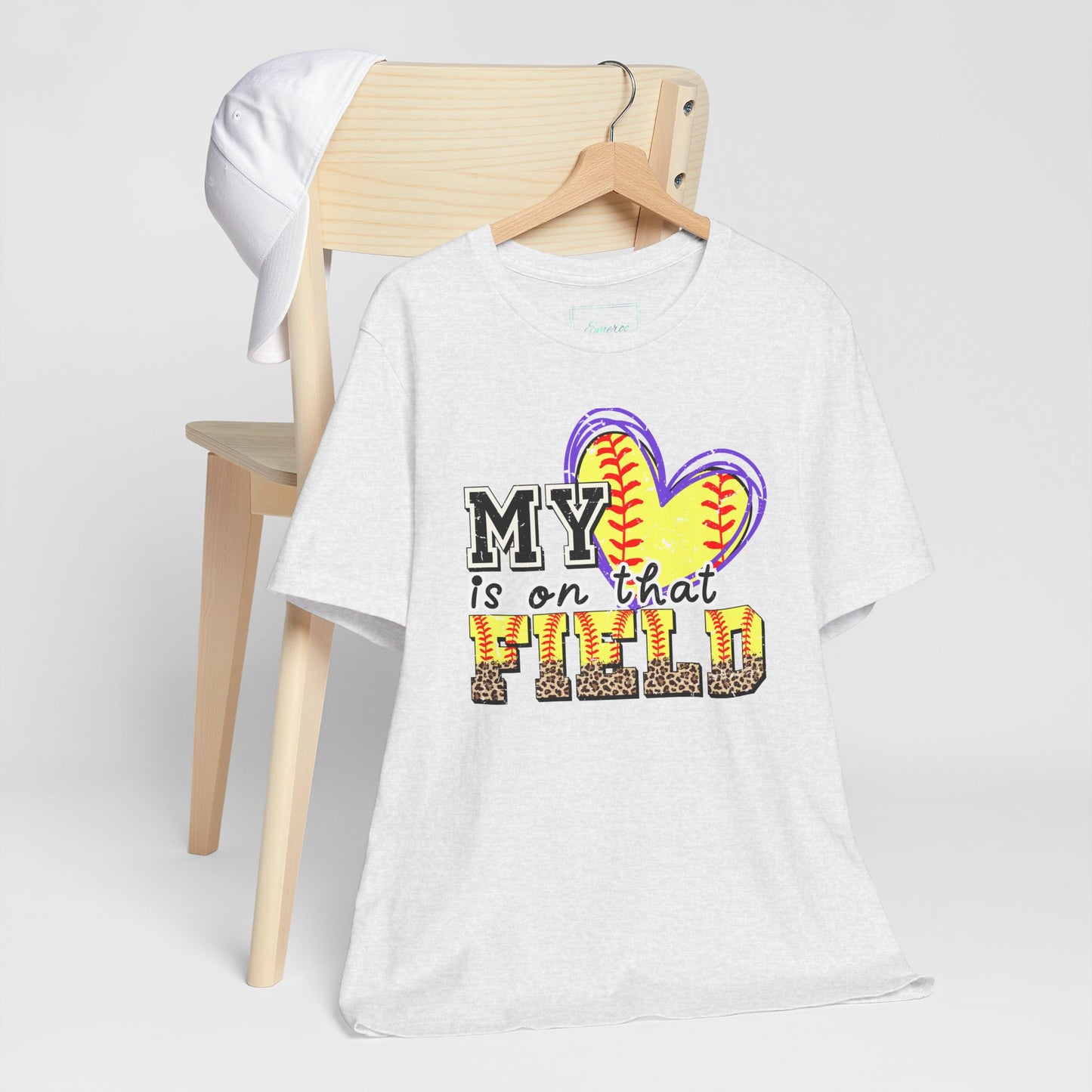 My heart is on that field T Shirt (Light)