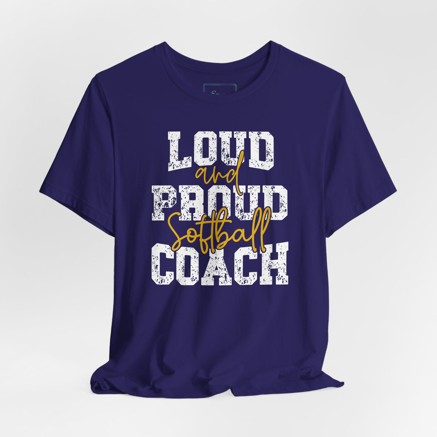 Loud and Proud Softball Coach T Shirt (1)