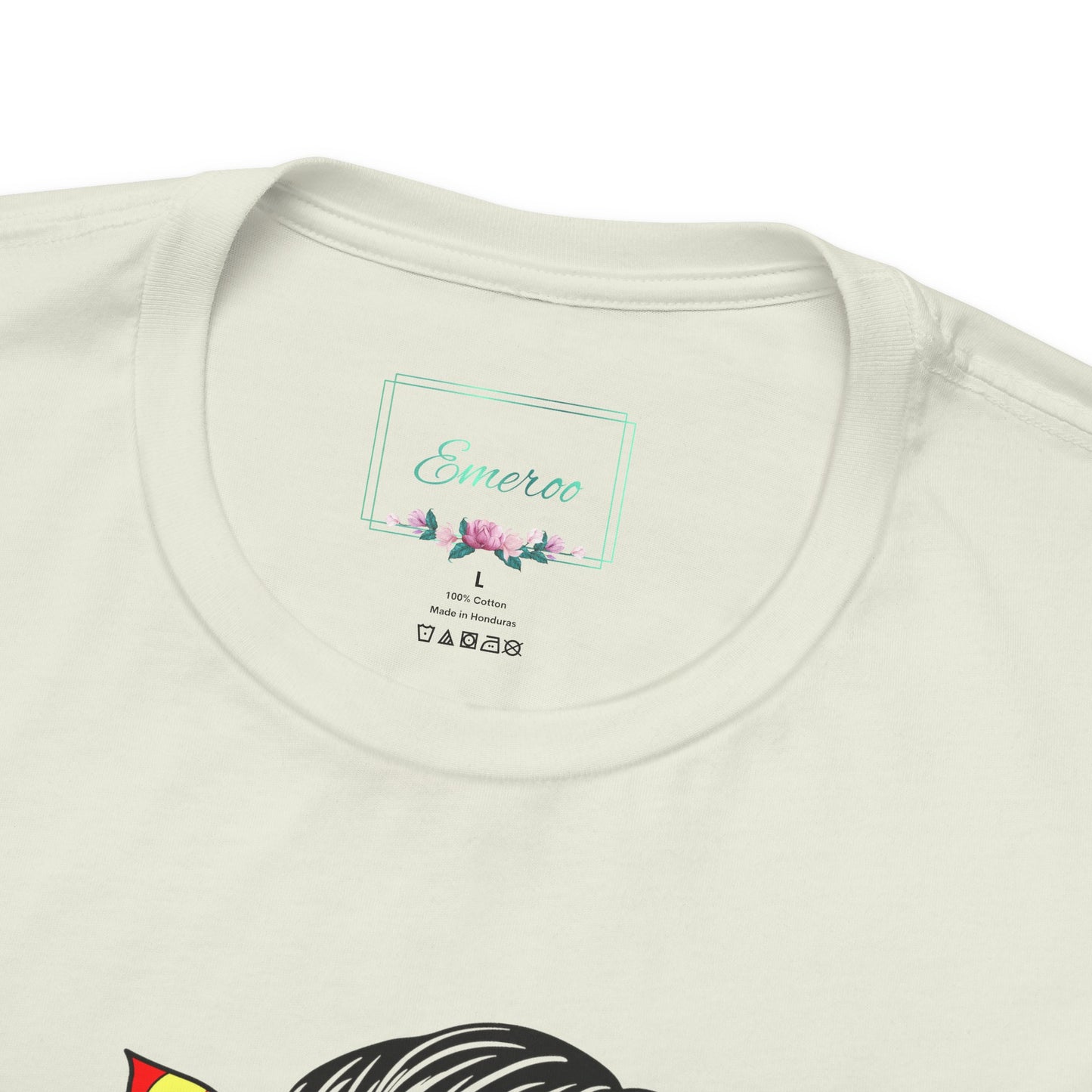 Softball Mom Messy Bun and Glasses T Shirt (Light)