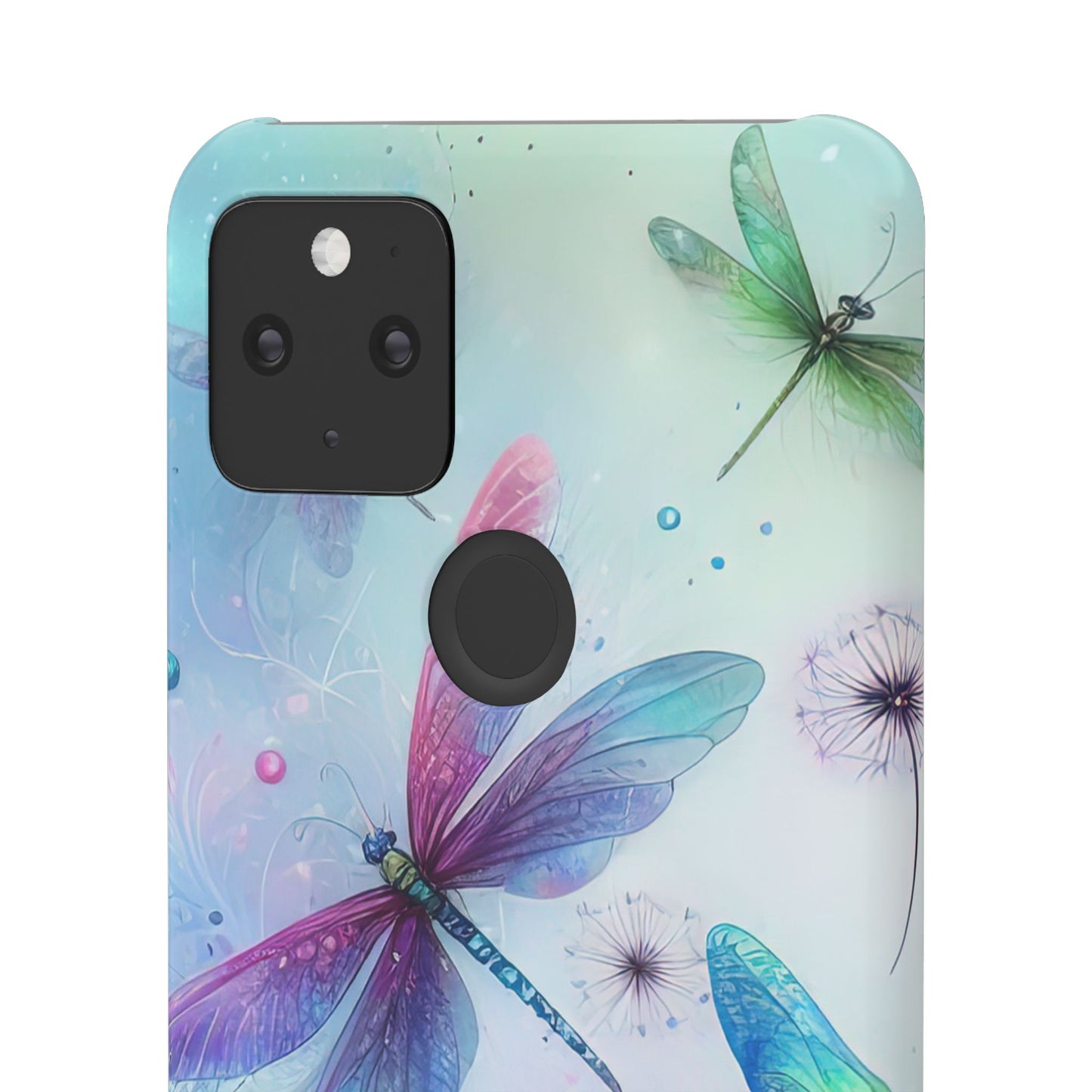 Watercolor Pastel Dragonflies Snap Cases