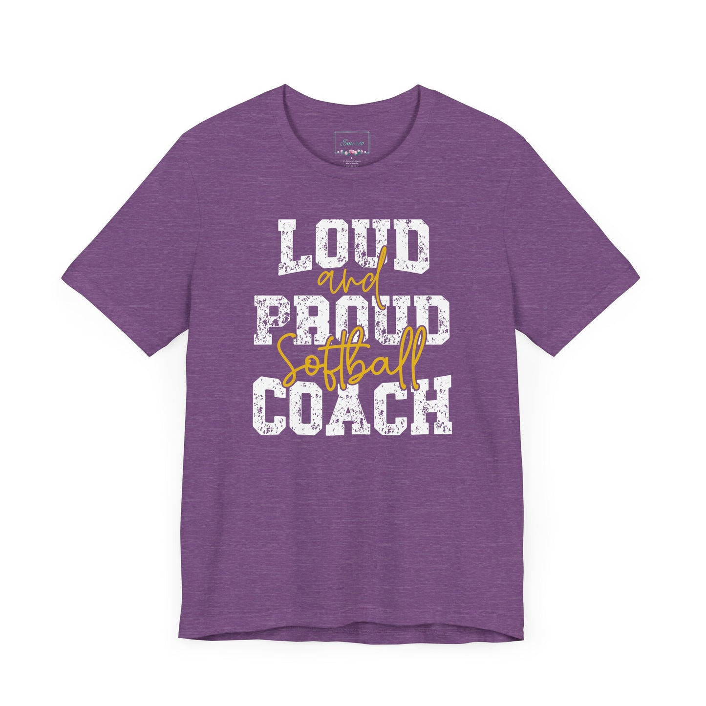 Loud and Proud Softball Coach T Shirt (1)