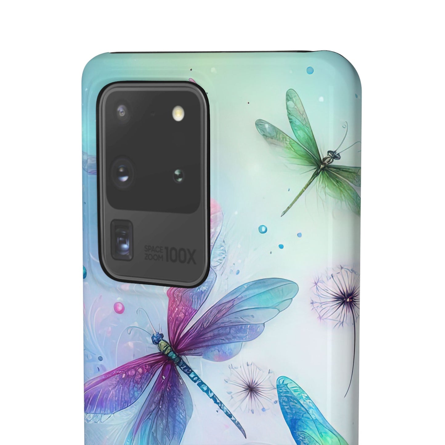 Watercolor Pastel Dragonflies Snap Cases