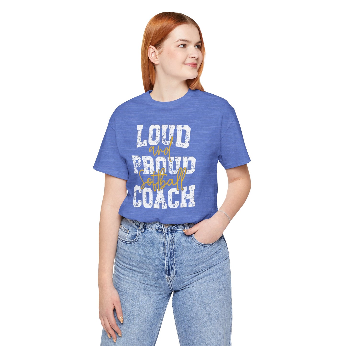 Loud and Proud Softball Coach T Shirt (1)