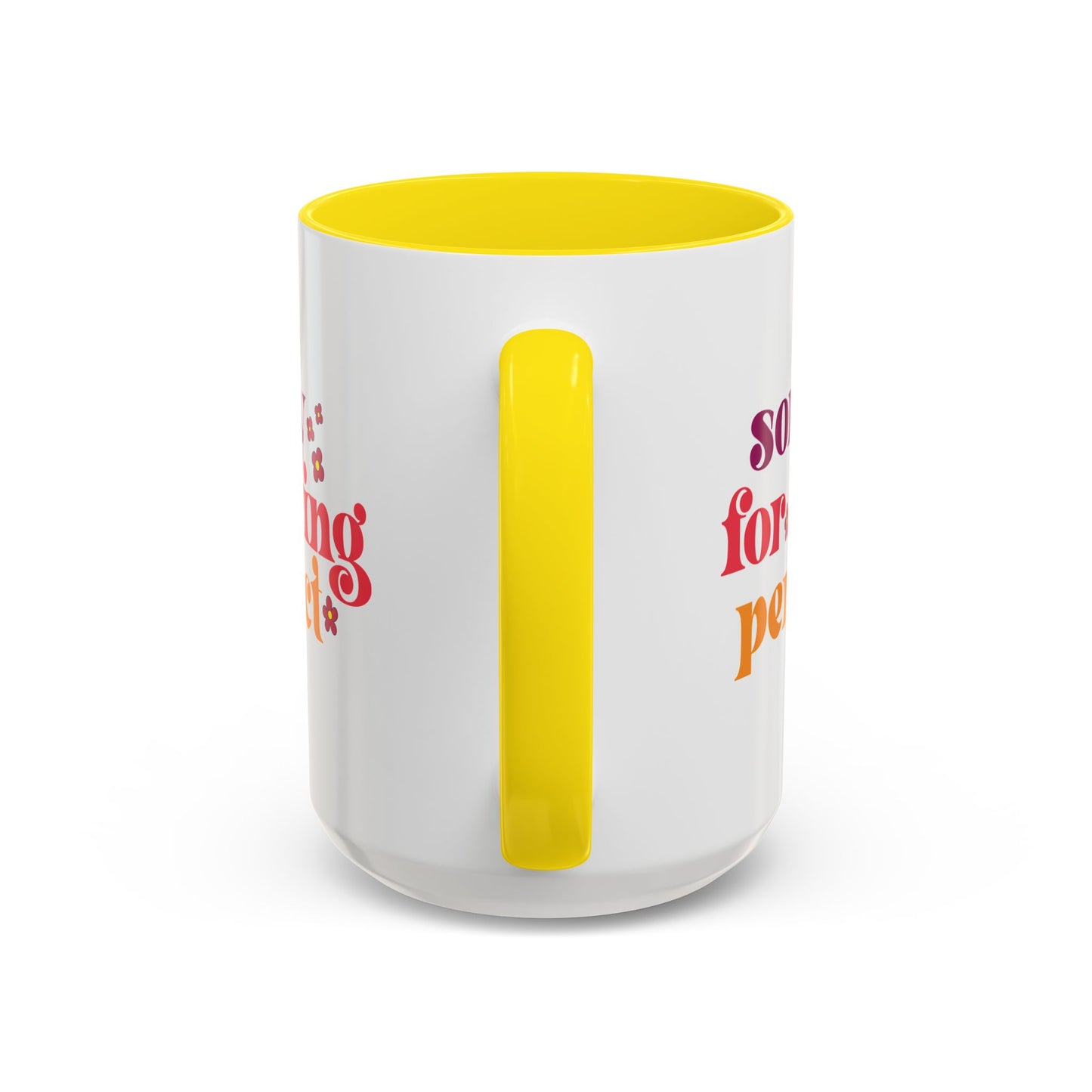Sarcastic Accent Coffee Mug - "Sorry For Being Perfect" - Fun Gift for Self-Care, Motivation, & Celebrations