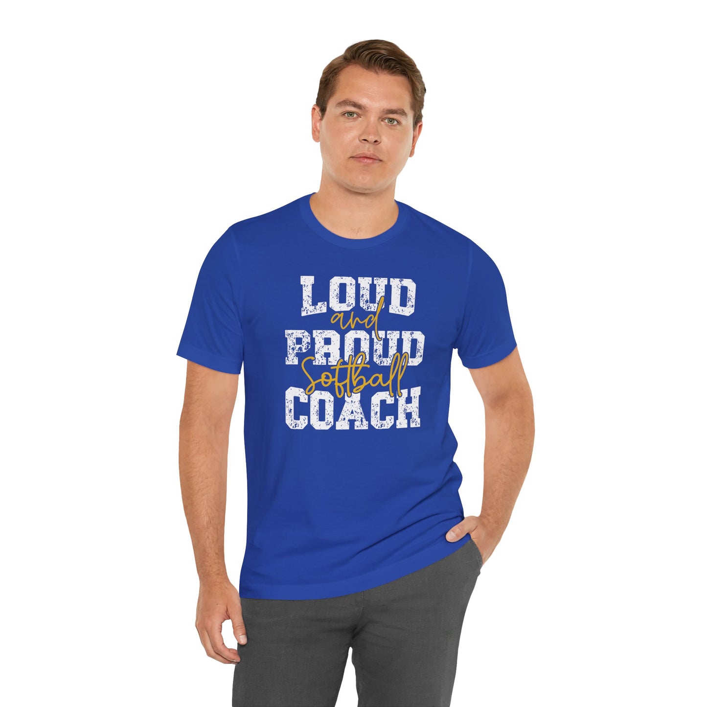 Loud and Proud Softball Coach T Shirt (1)