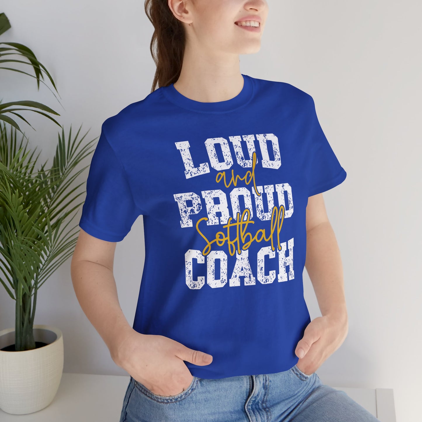 Loud and Proud Softball Coach T Shirt (1)