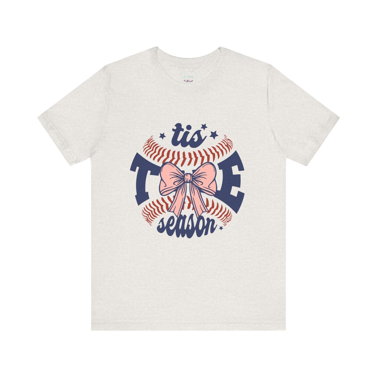 "Tis Tee Season Unisex Jersey Short Sleeve Tee - Perfect for Baseball Lovers"