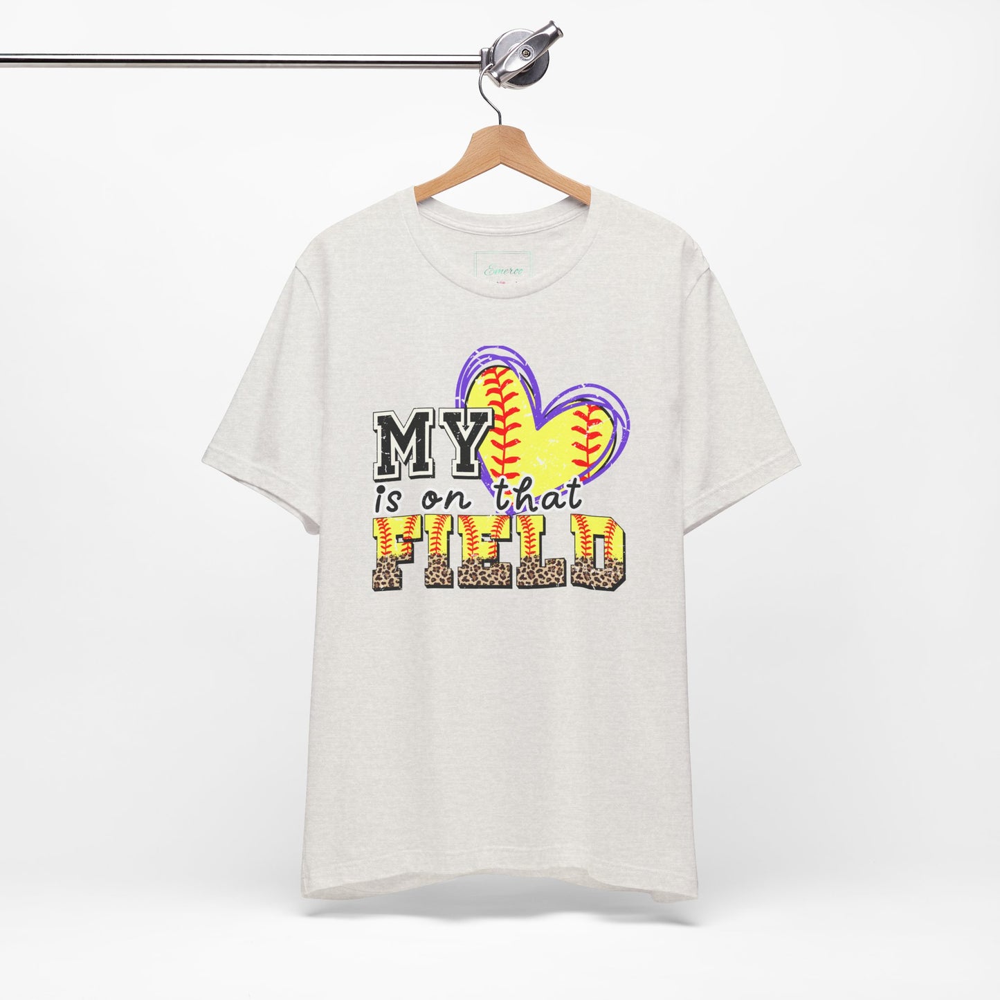 My heart is on that field T Shirt (Light)