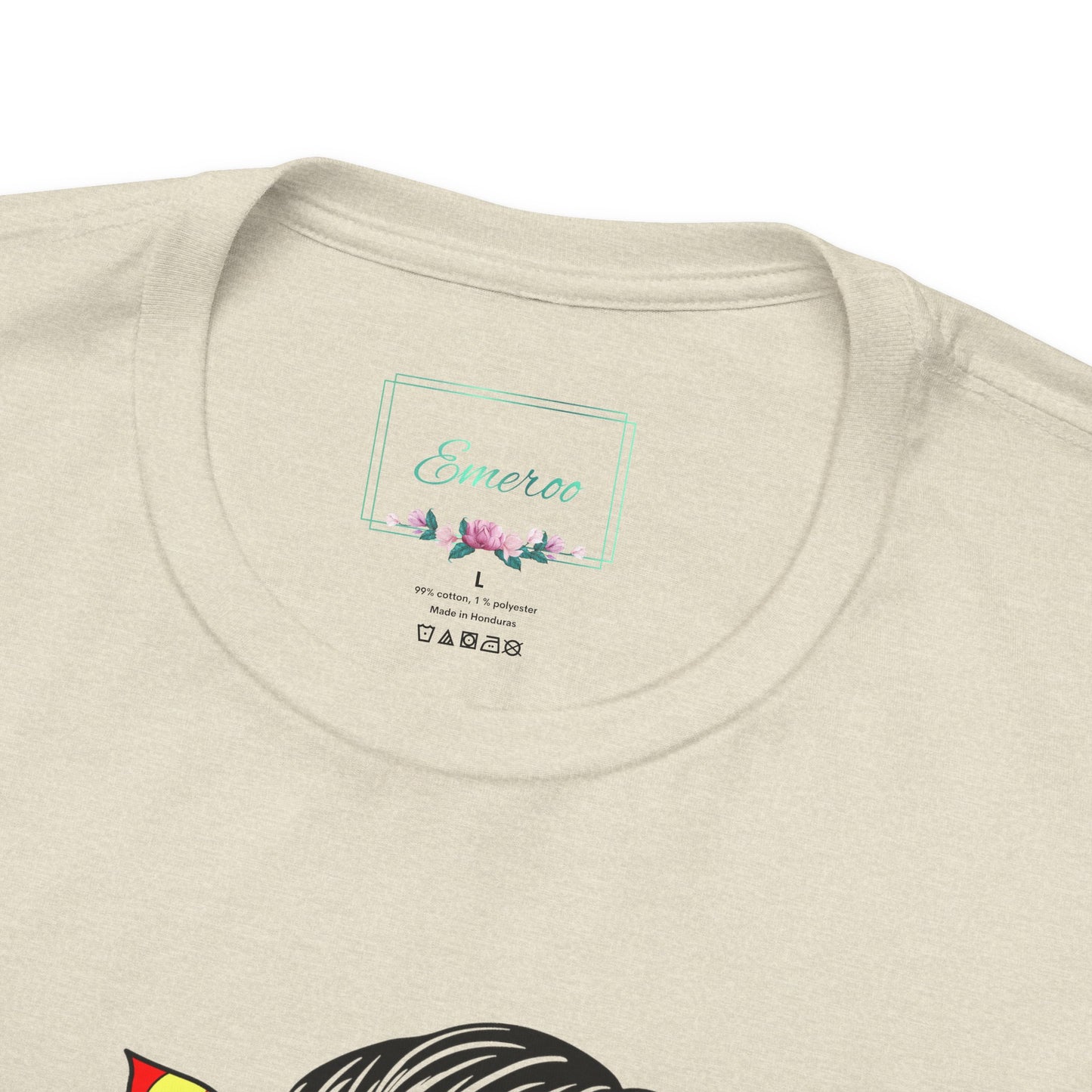 Softball Mom Messy Bun and Glasses T Shirt (Light)