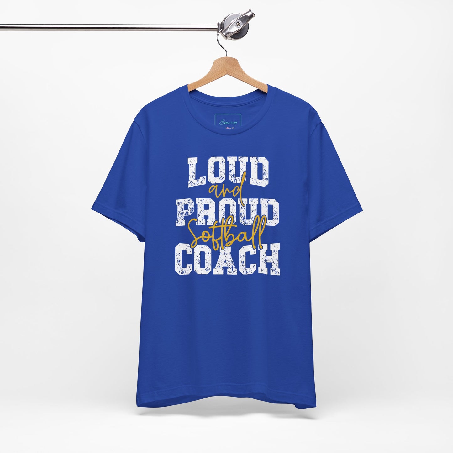 Loud and Proud Softball Coach T Shirt (1)