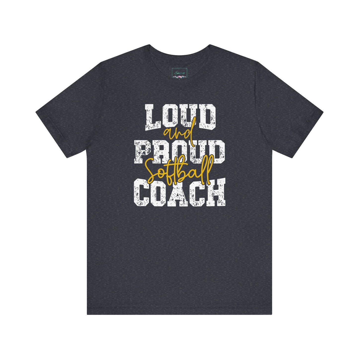 Loud and Proud Softball Coach T Shirt (1)