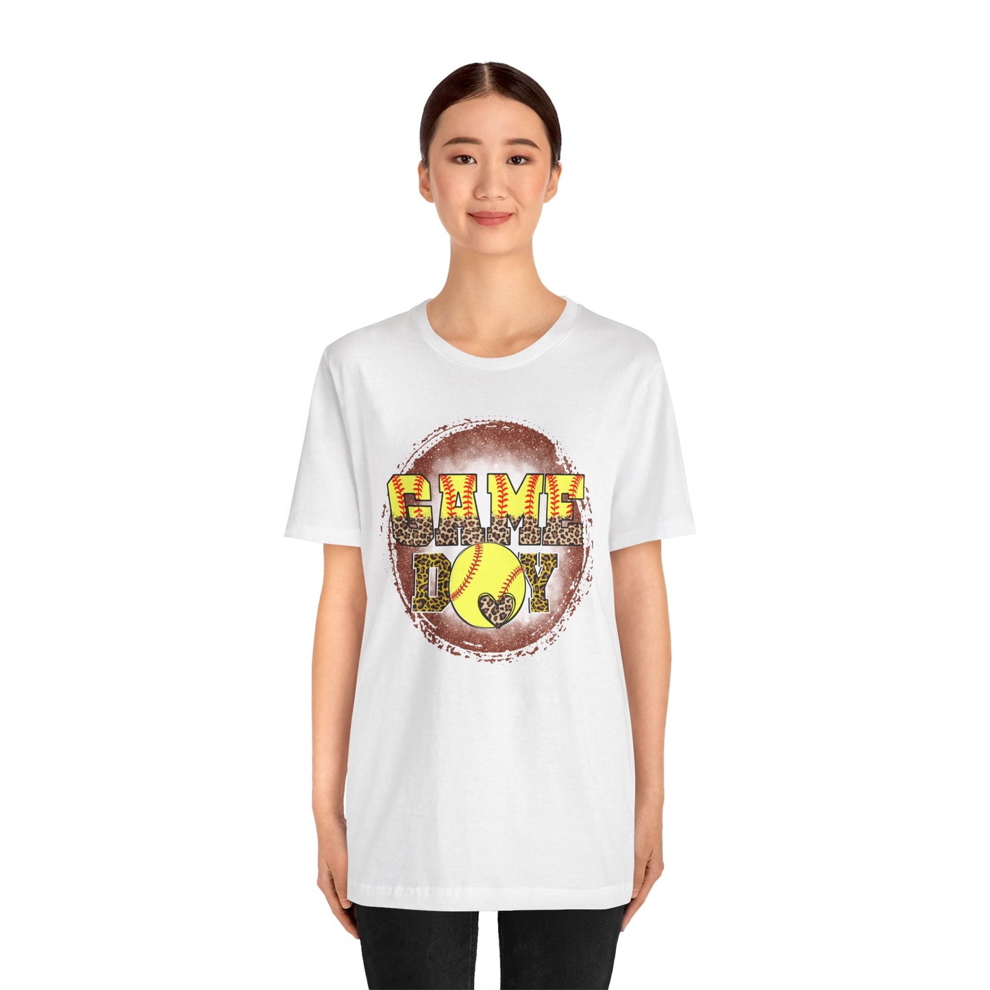 Softball Game Day Ball T Shirt (Light)