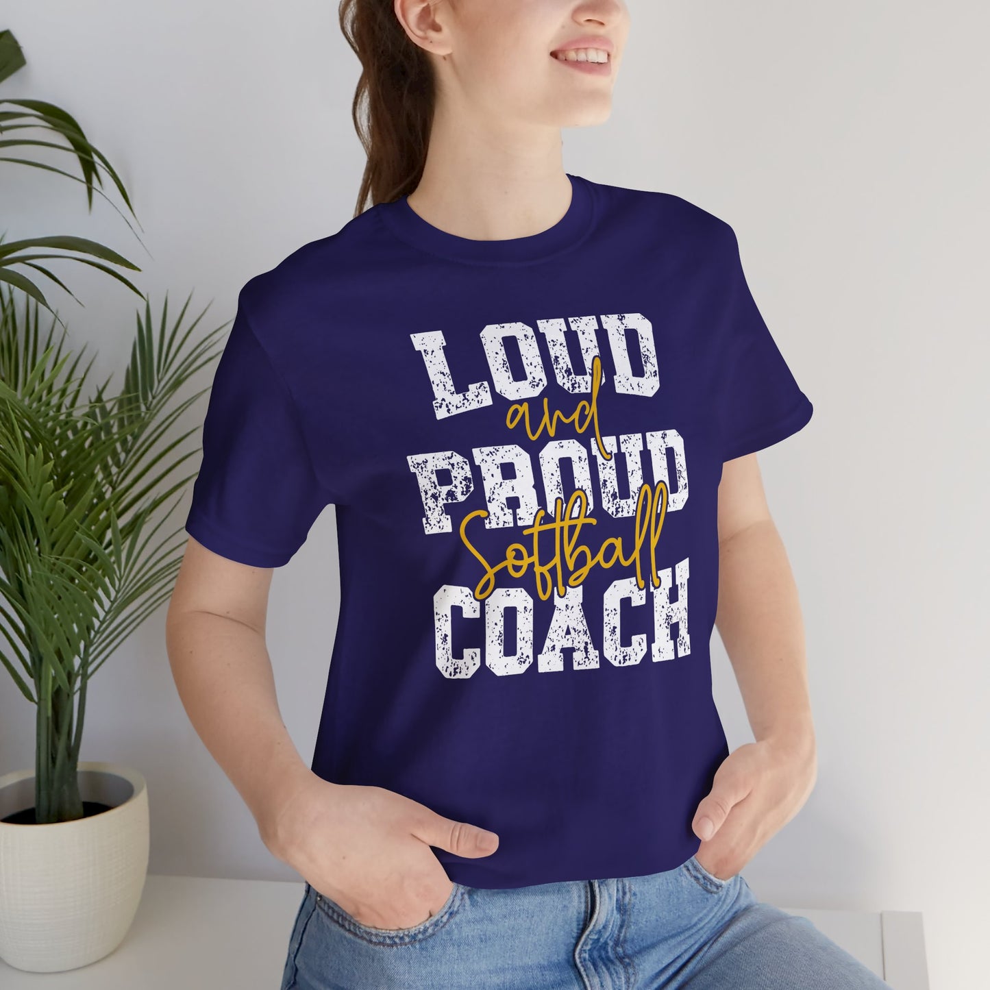 Loud and Proud Softball Coach T Shirt (1)