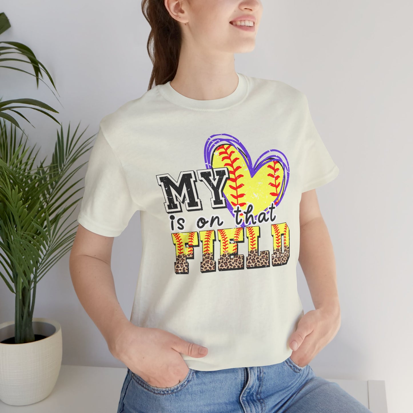 My heart is on that field T Shirt (Light)