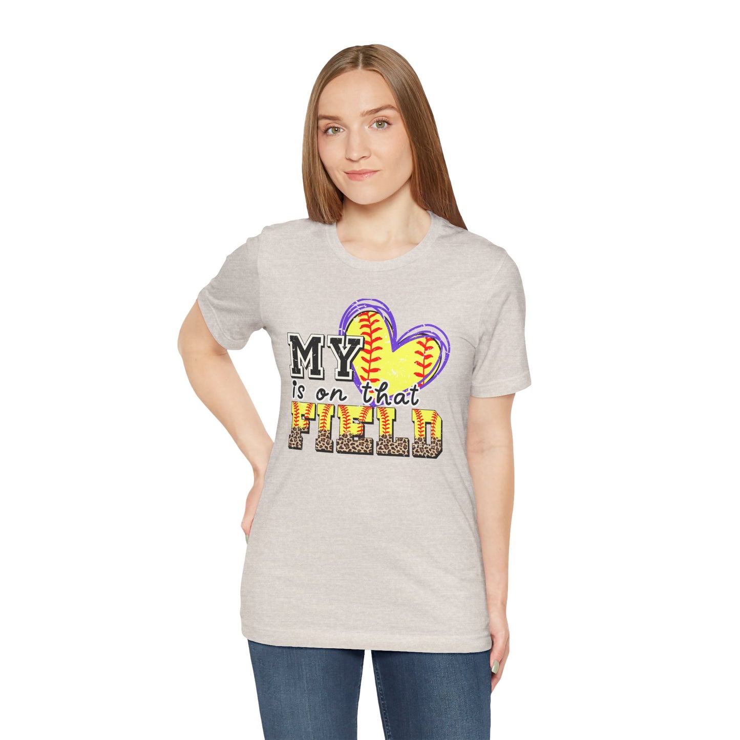 My heart is on that field T Shirt (Light)