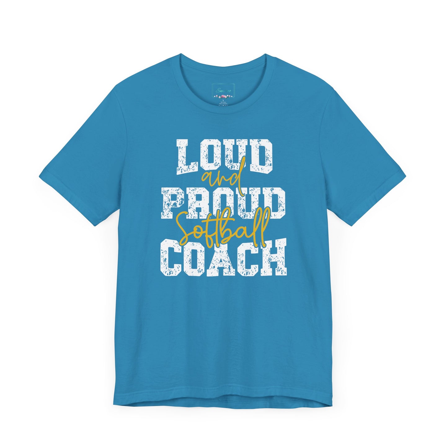 Loud and Proud Softball Coach T Shirt (1)