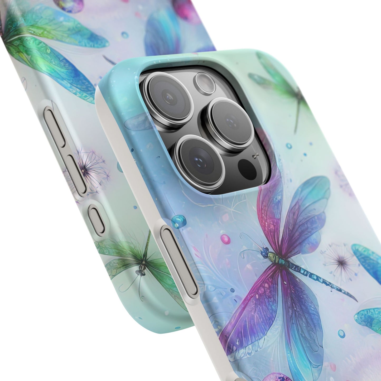 Watercolor Pastel Dragonflies Snap Cases