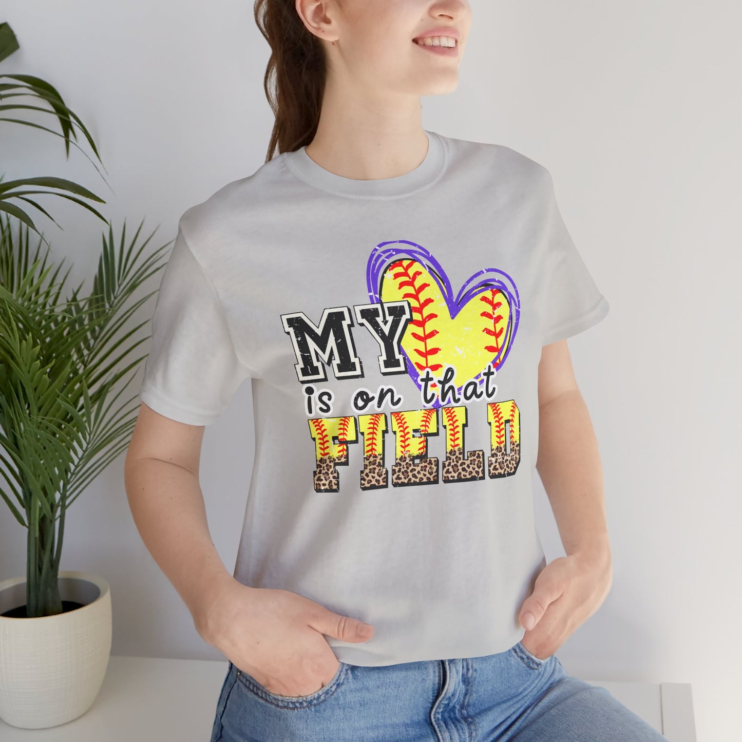 My heart is on that field T Shirt (Light)