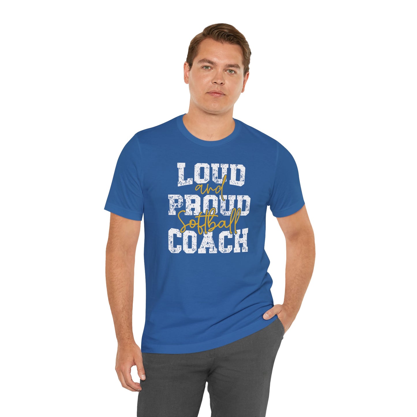 Loud and Proud Softball Coach T Shirt (1)