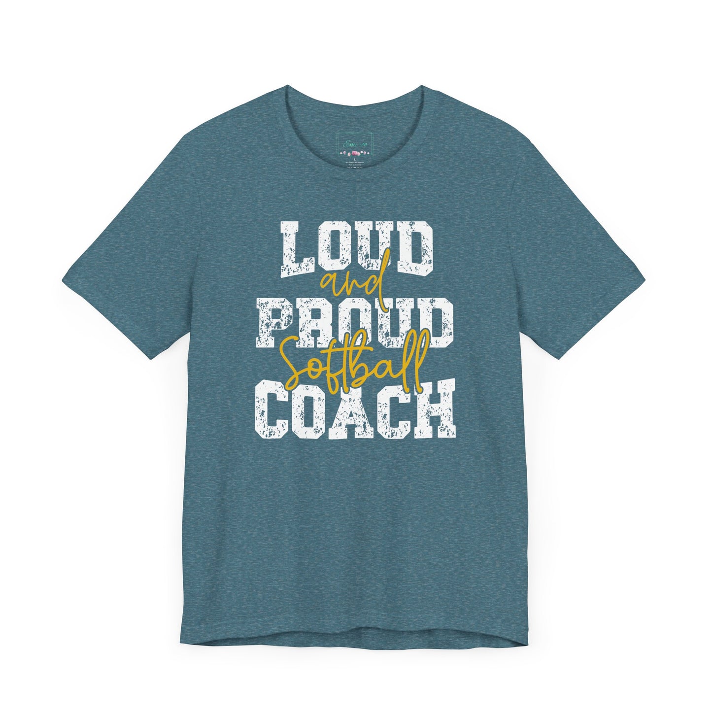 Loud and Proud Softball Coach T Shirt (1)