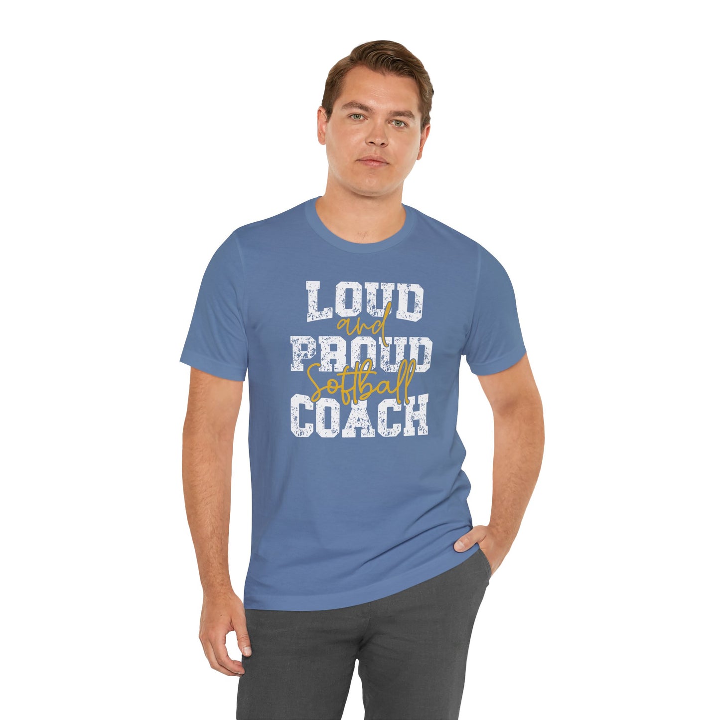 Loud and Proud Softball Coach T Shirt (1)