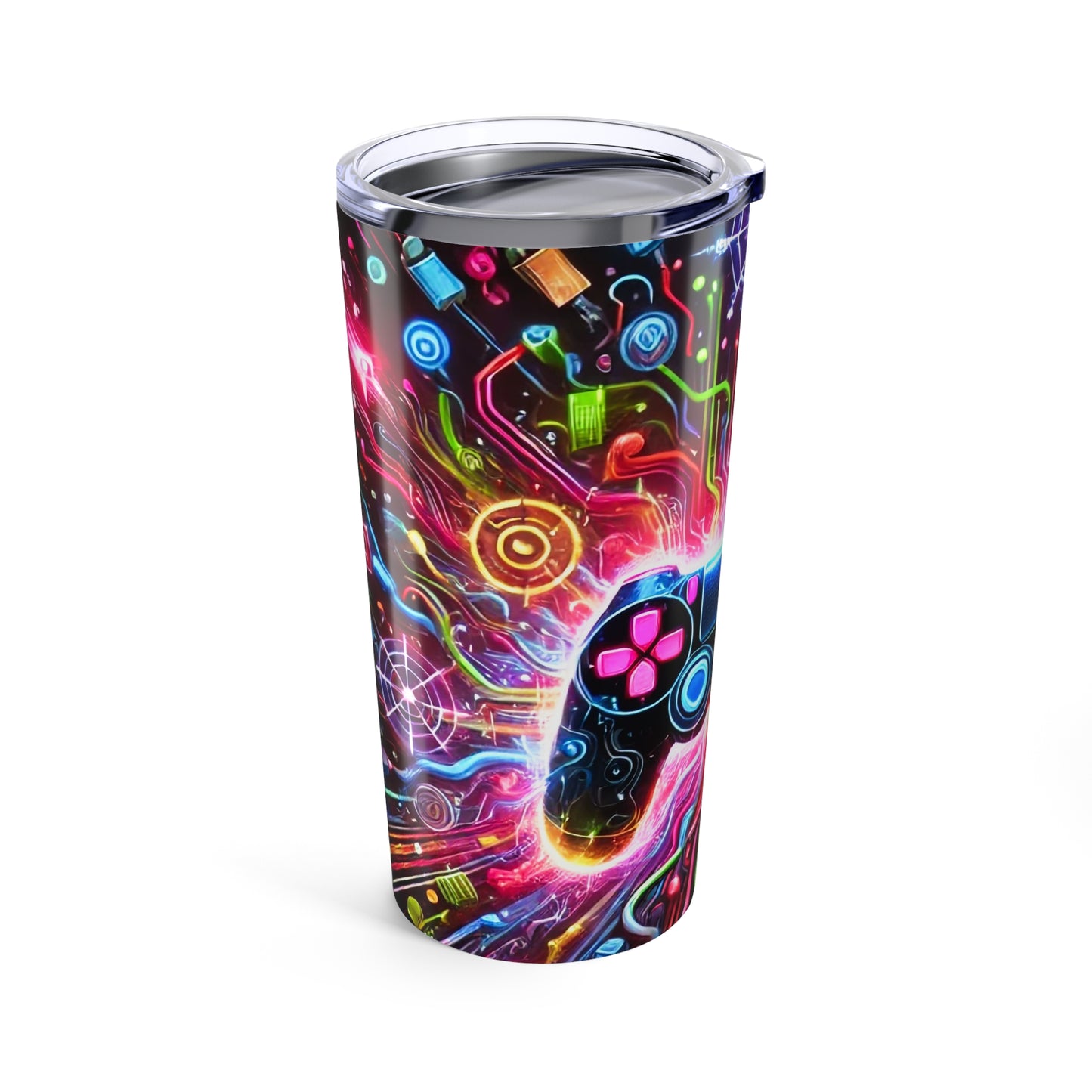 Retro Game Controller Tumbler 20oz