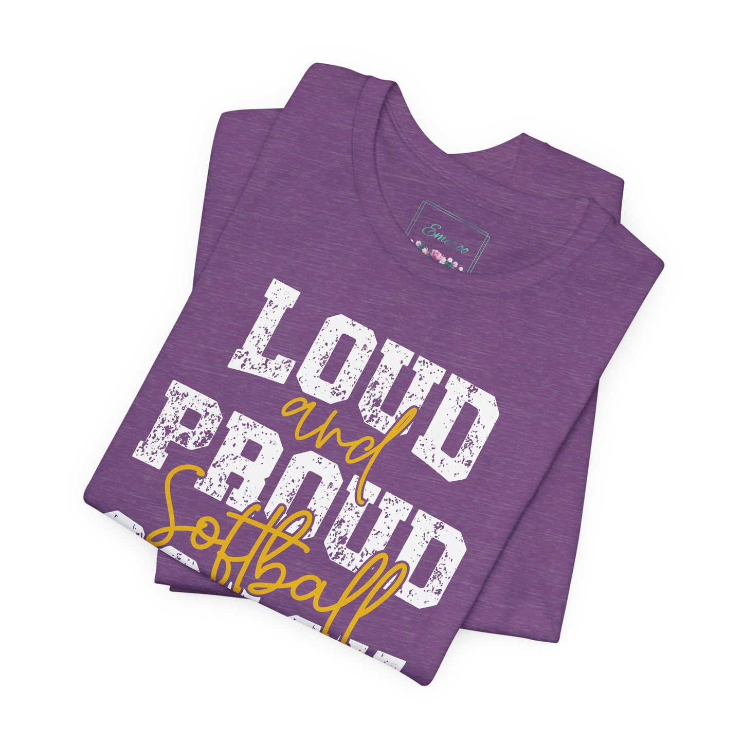 Loud and Proud Softball Coach T Shirt (1)