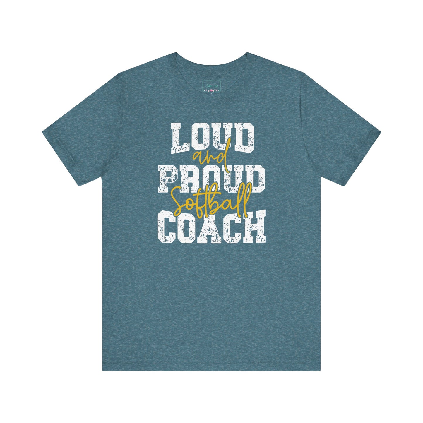 Loud and Proud Softball Coach T Shirt (1)