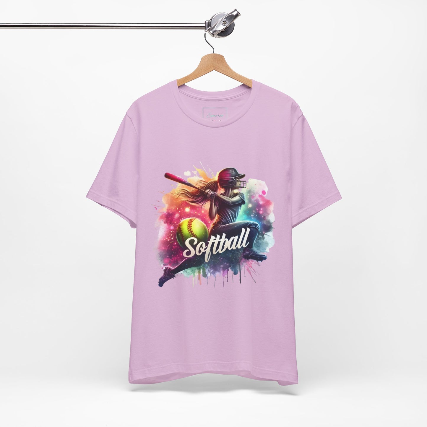 Paint splashed softball swing Jersey Tee