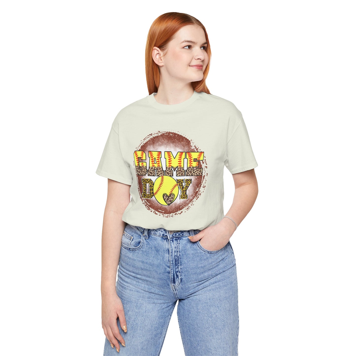 Softball Game Day Ball T Shirt (Light)