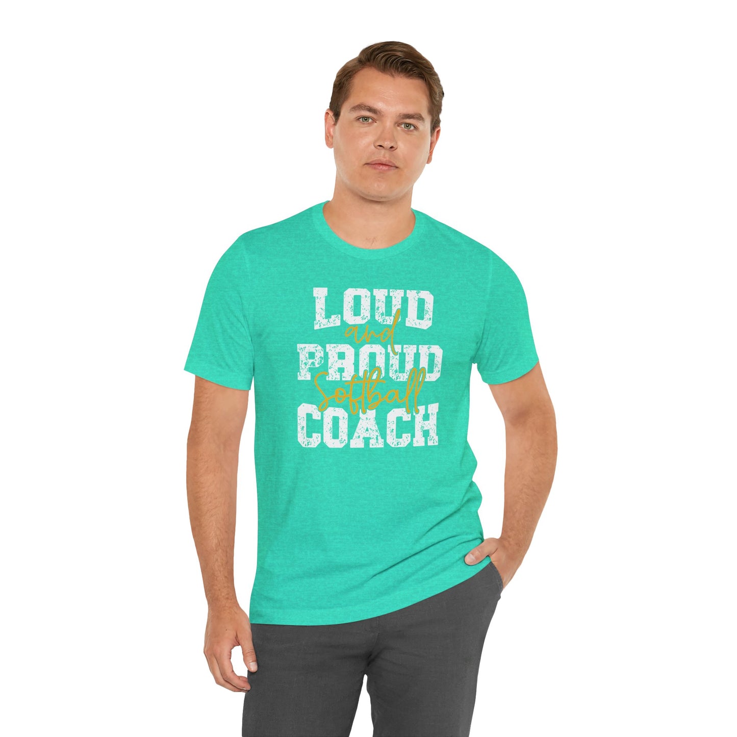 Loud and Proud Softball Coach T Shirt (1)
