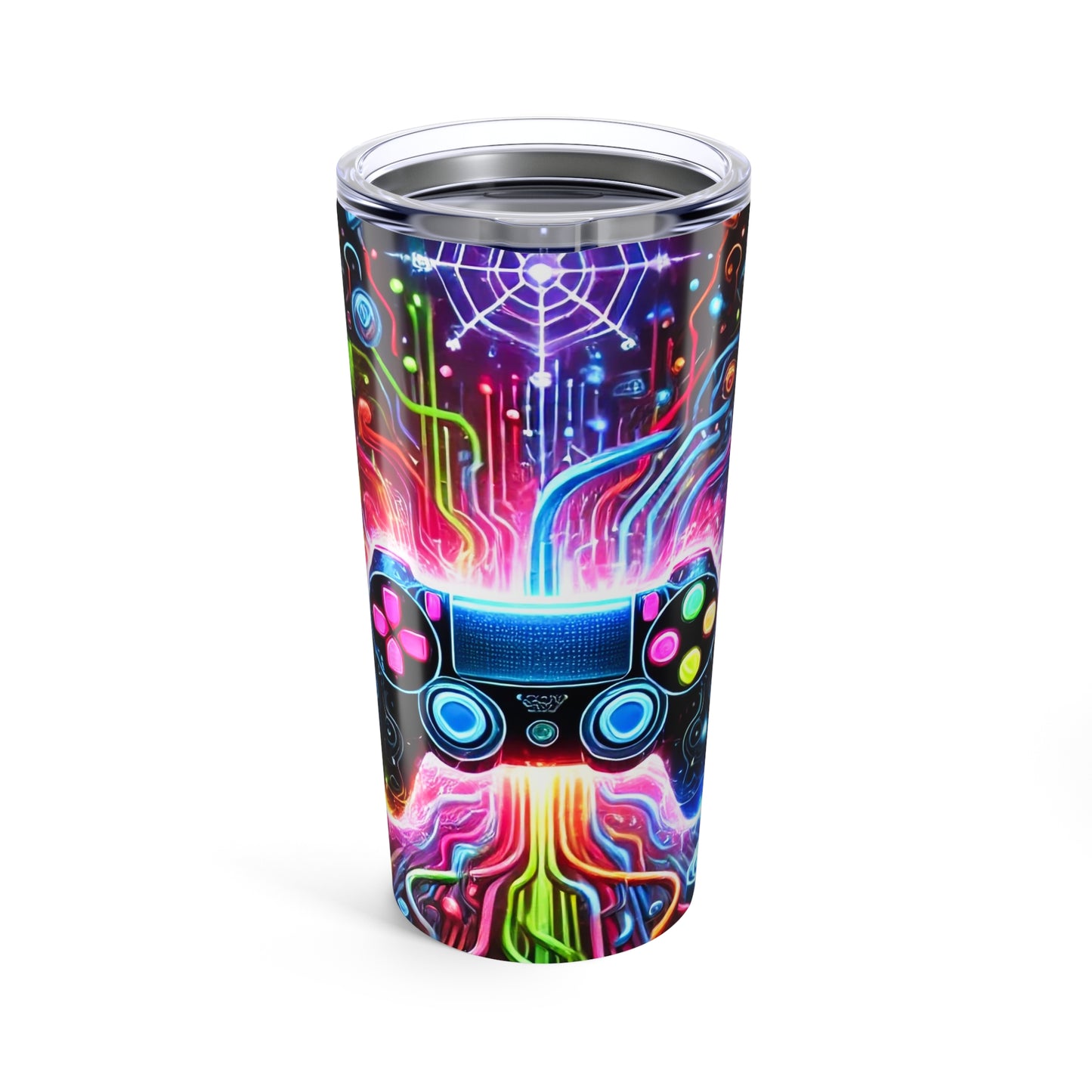 Retro Game Controller Tumbler 20oz