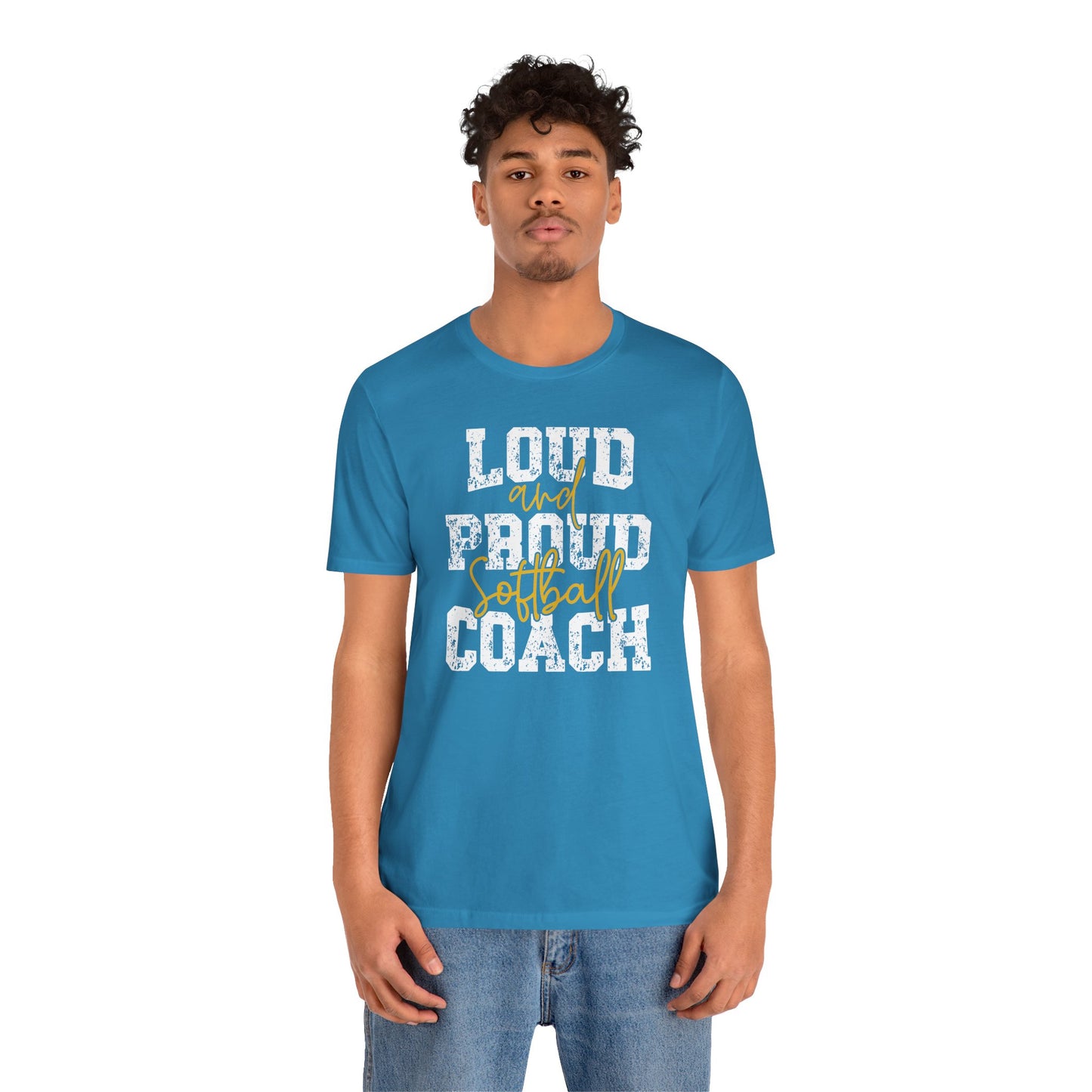Loud and Proud Softball Coach T Shirt (1)