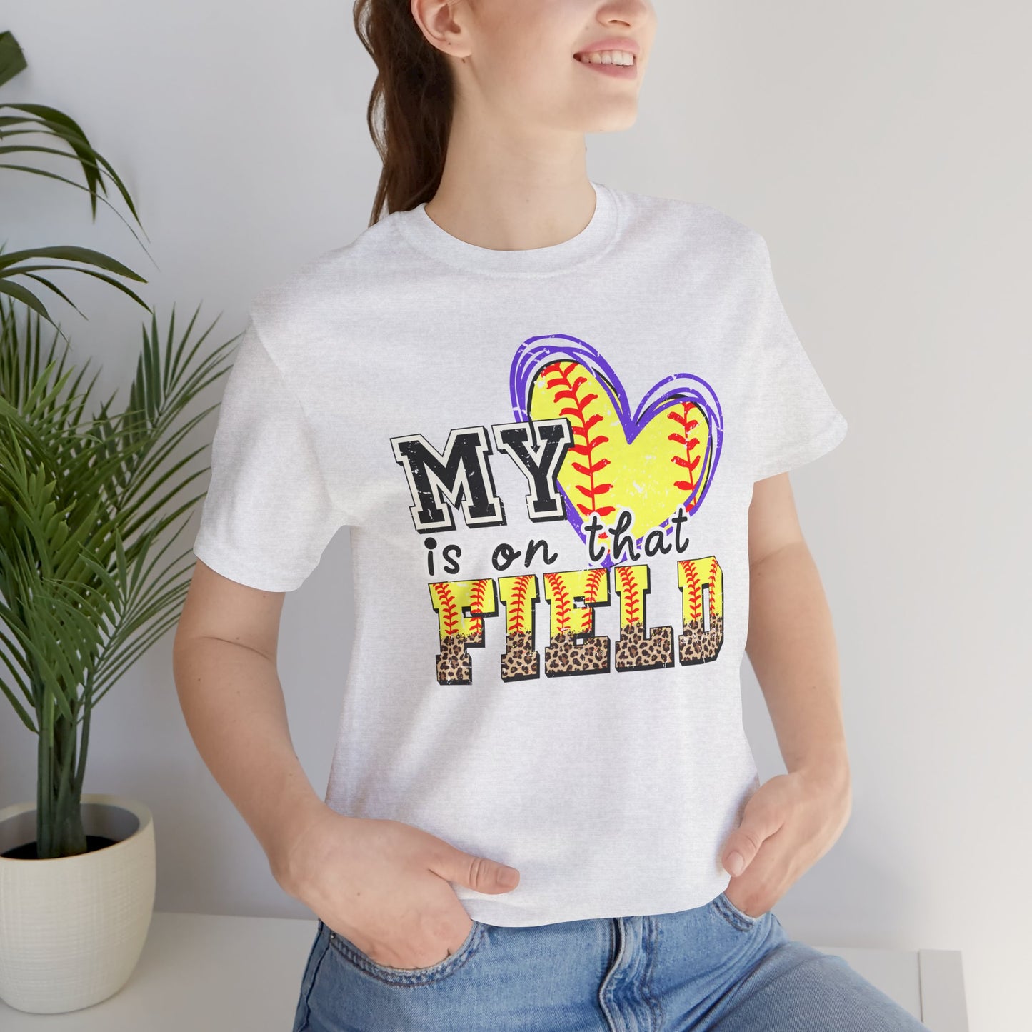 My heart is on that field T Shirt (Light)