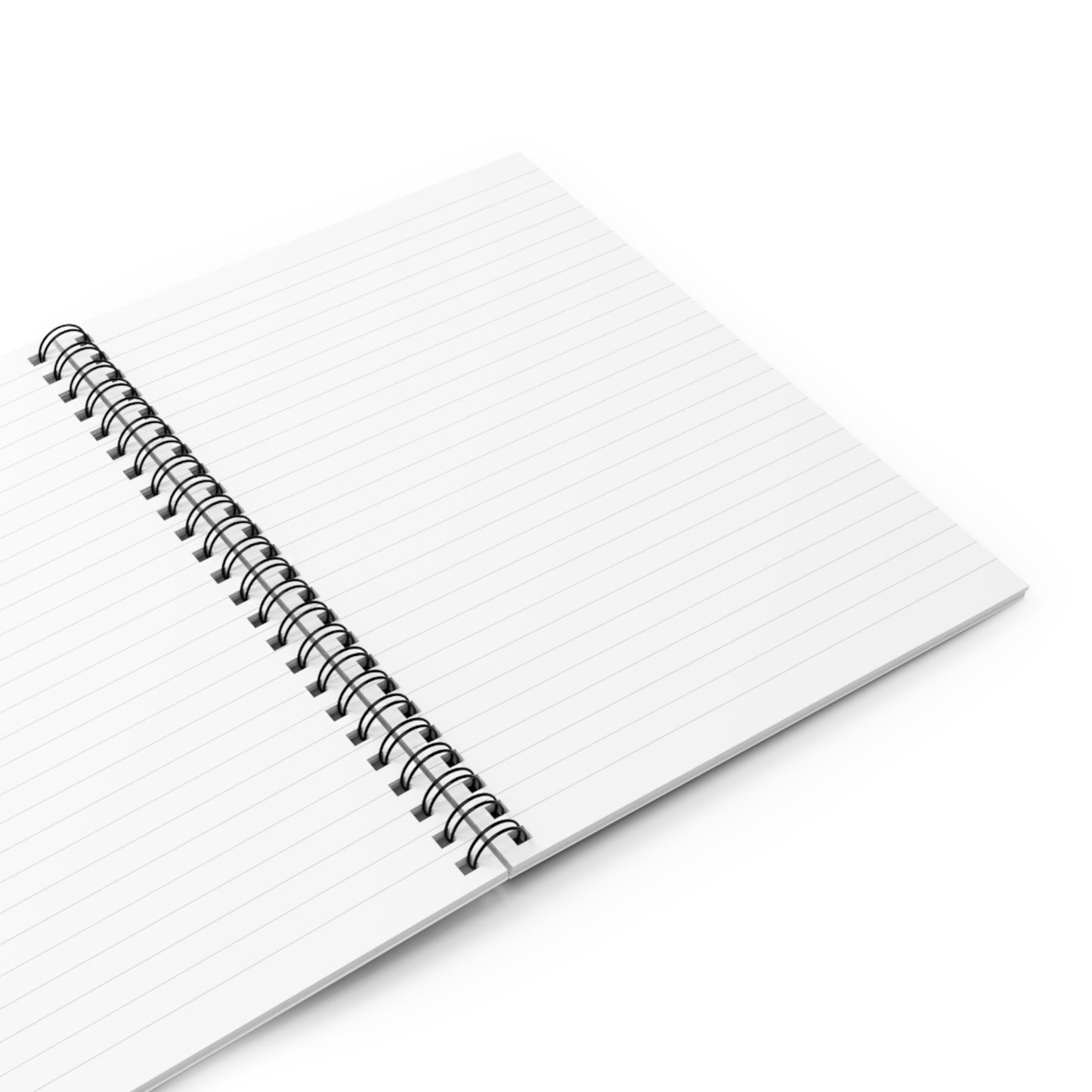 Ruled Line Spiral Notebook Watercolor Dragonflies