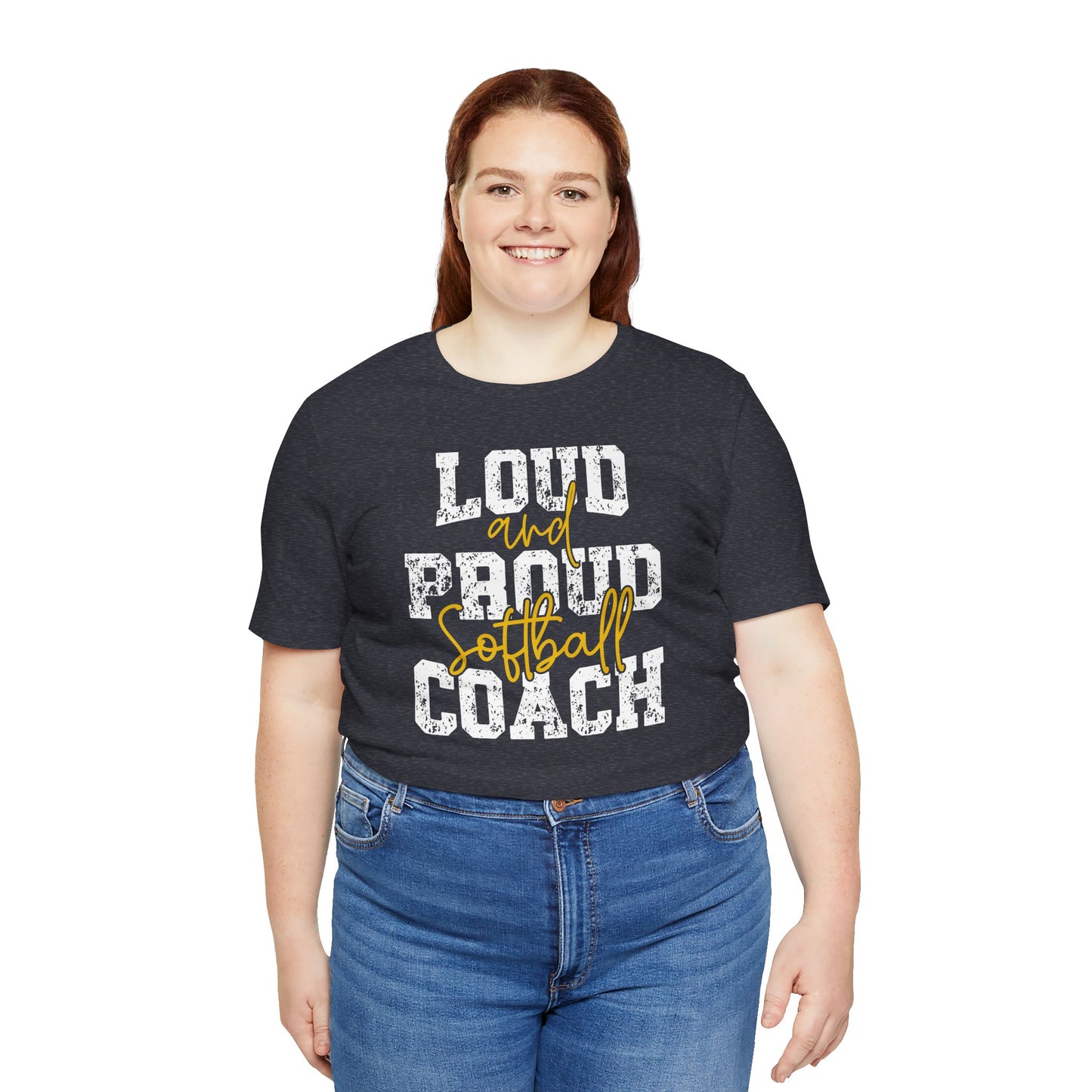 Loud and Proud Softball Coach T Shirt (1)