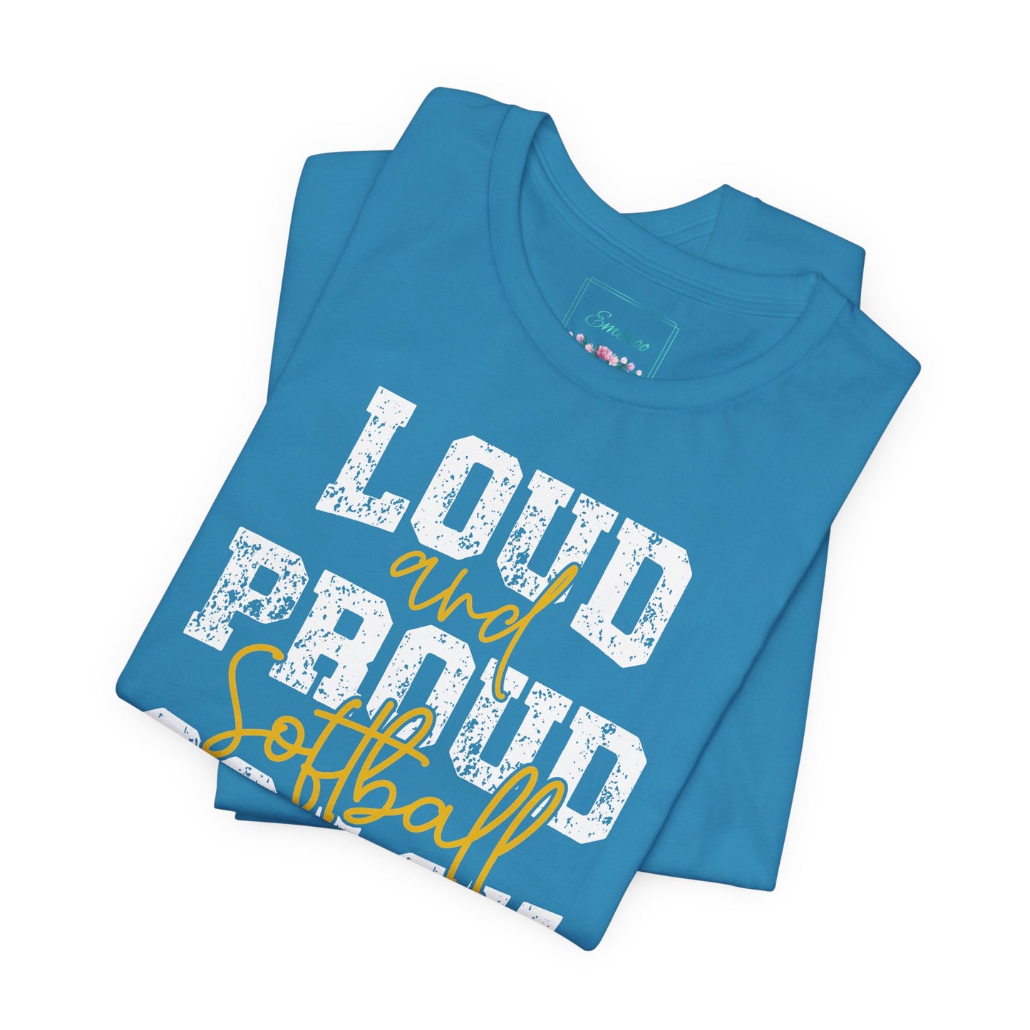 Loud and Proud Softball Coach T Shirt (1)