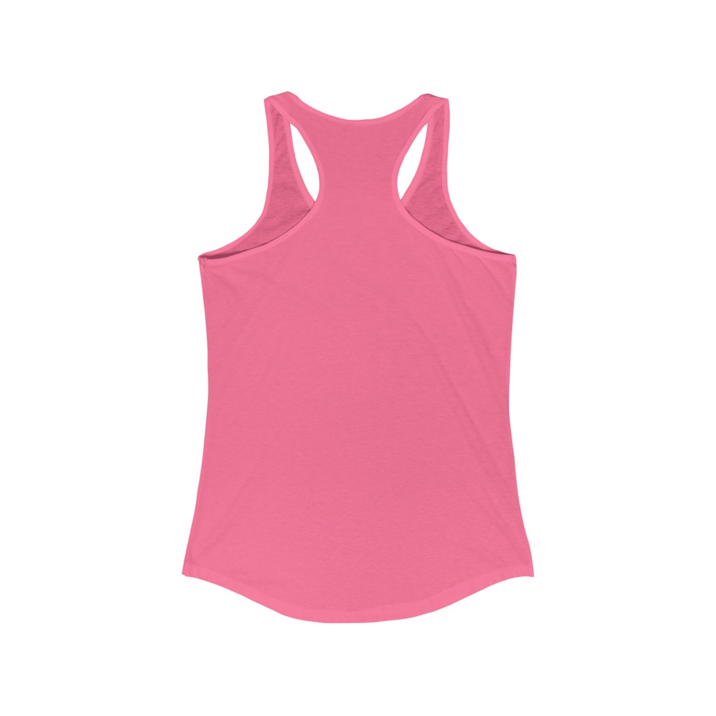 Women's Racerback Tank Softball Coach Hearts Baseball (White)