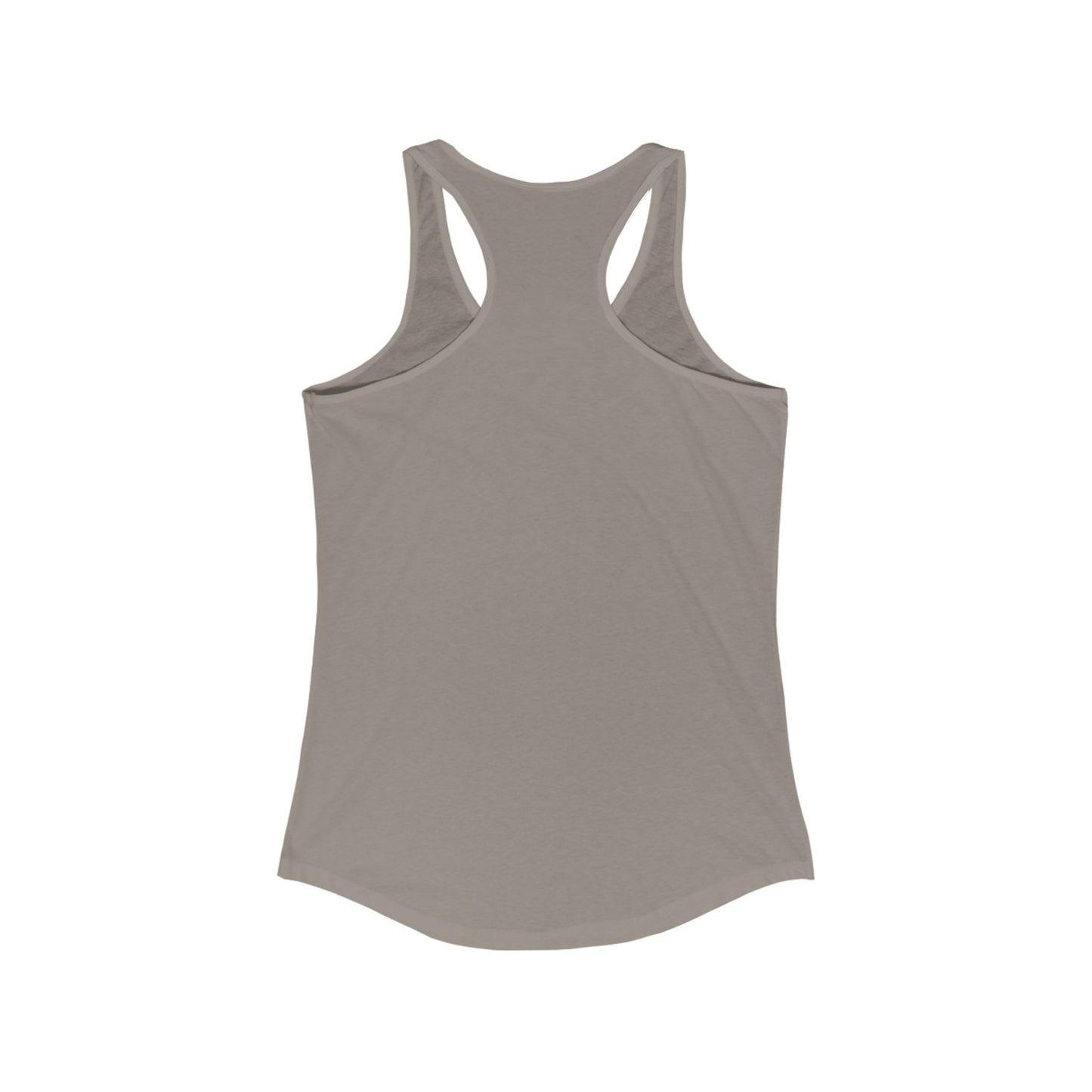 Women's Racerback Tank Softball Coach Hearts Baseball (White)