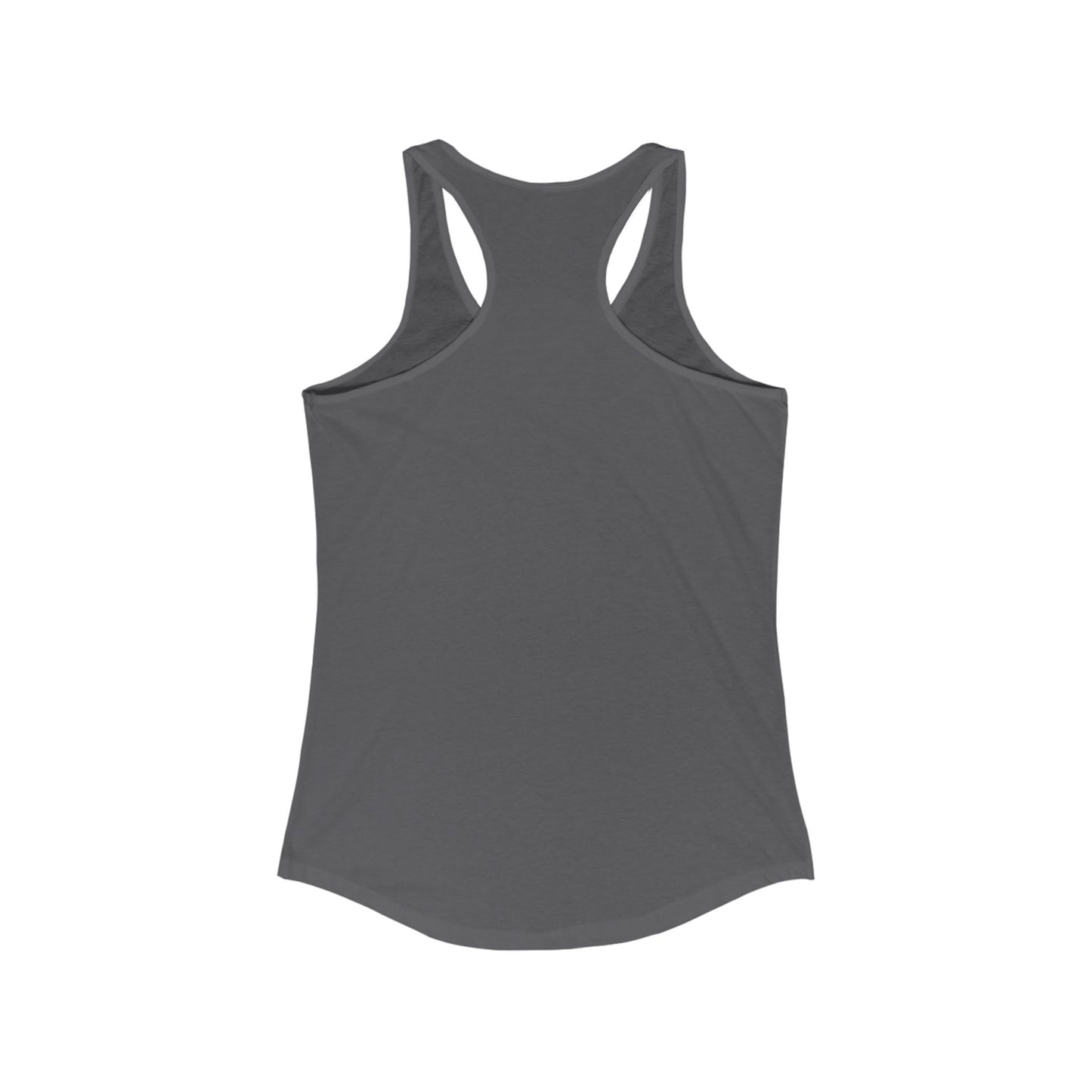 Women's Racerback Tank Softball Coach Hearts Baseball (White)