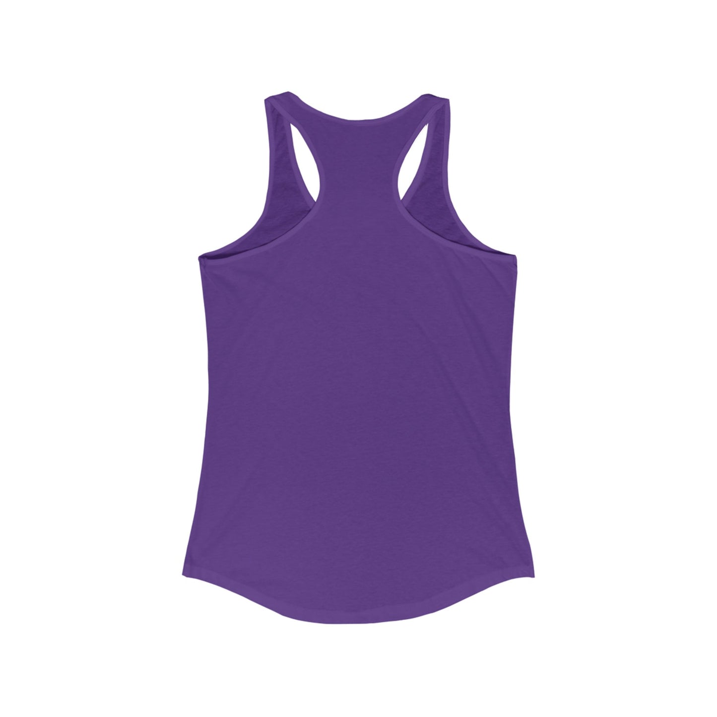 Women's Racerback Tank Softball Coach Hearts Baseball (White)