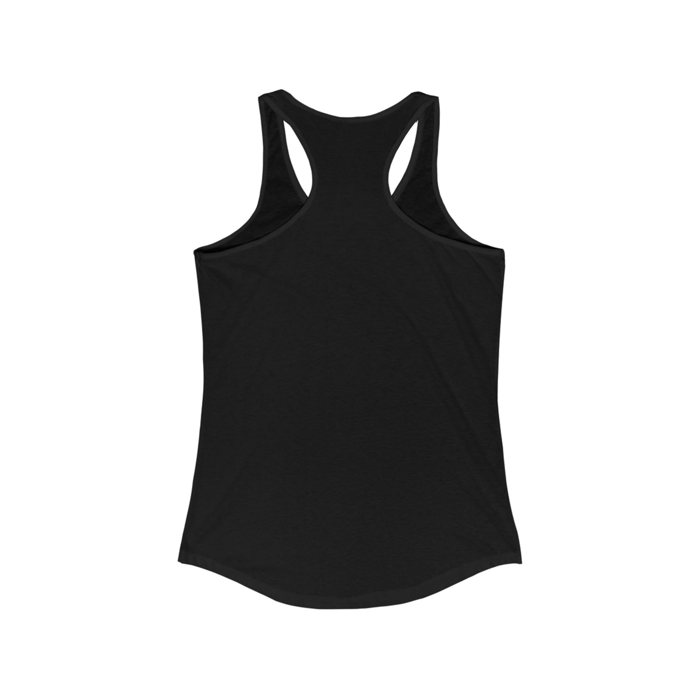 Women's Racerback Tank Softball Coach Hearts Baseball (White)