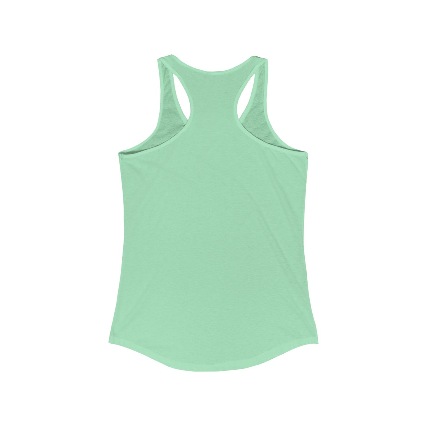 Women's Racerback Tank Softball Coach Hearts Baseball (White)