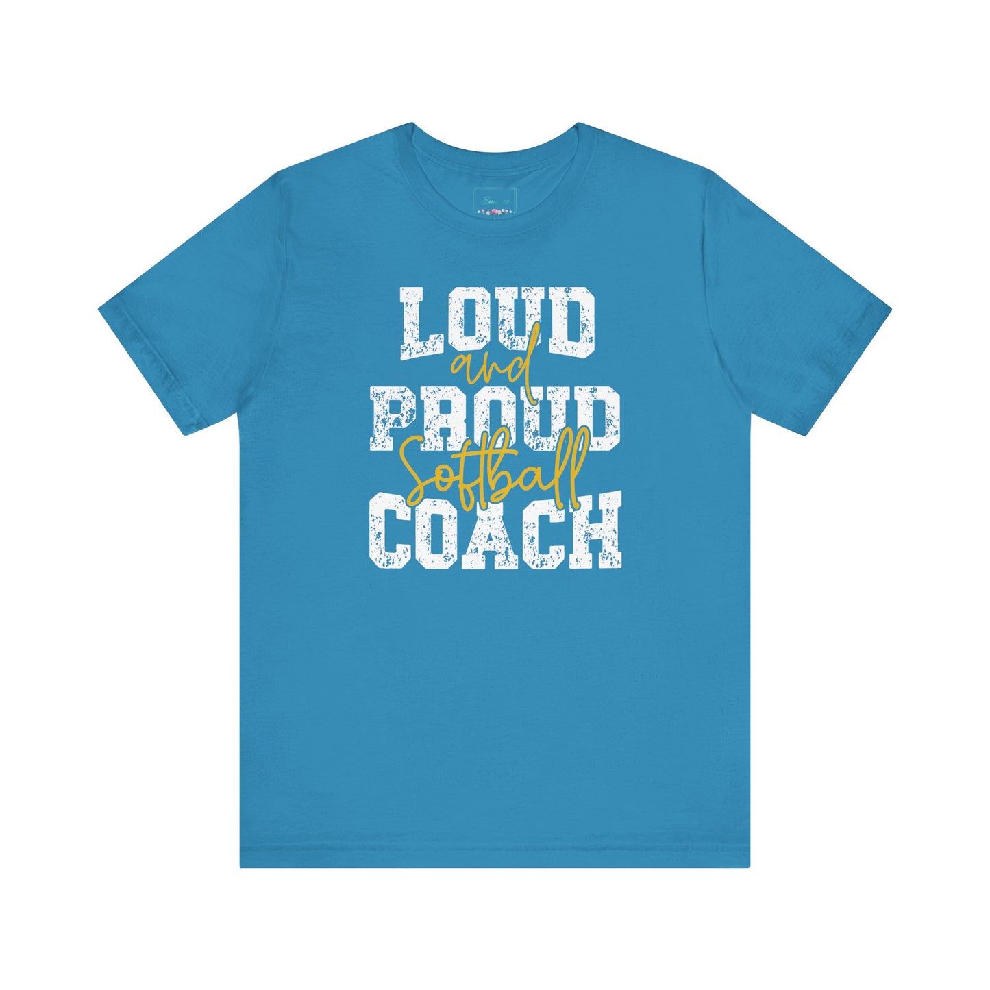 Loud and Proud Softball Coach T Shirt (1)