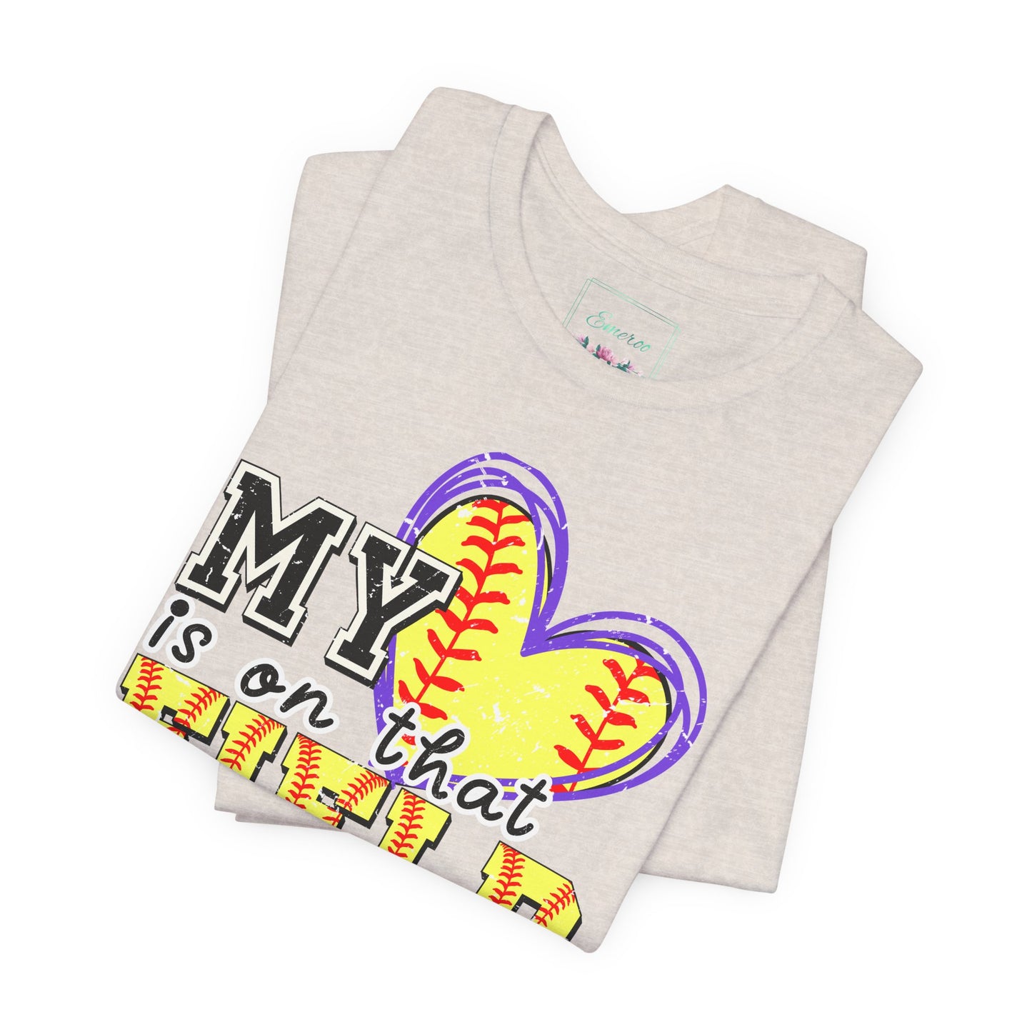 My heart is on that field T Shirt (Light)