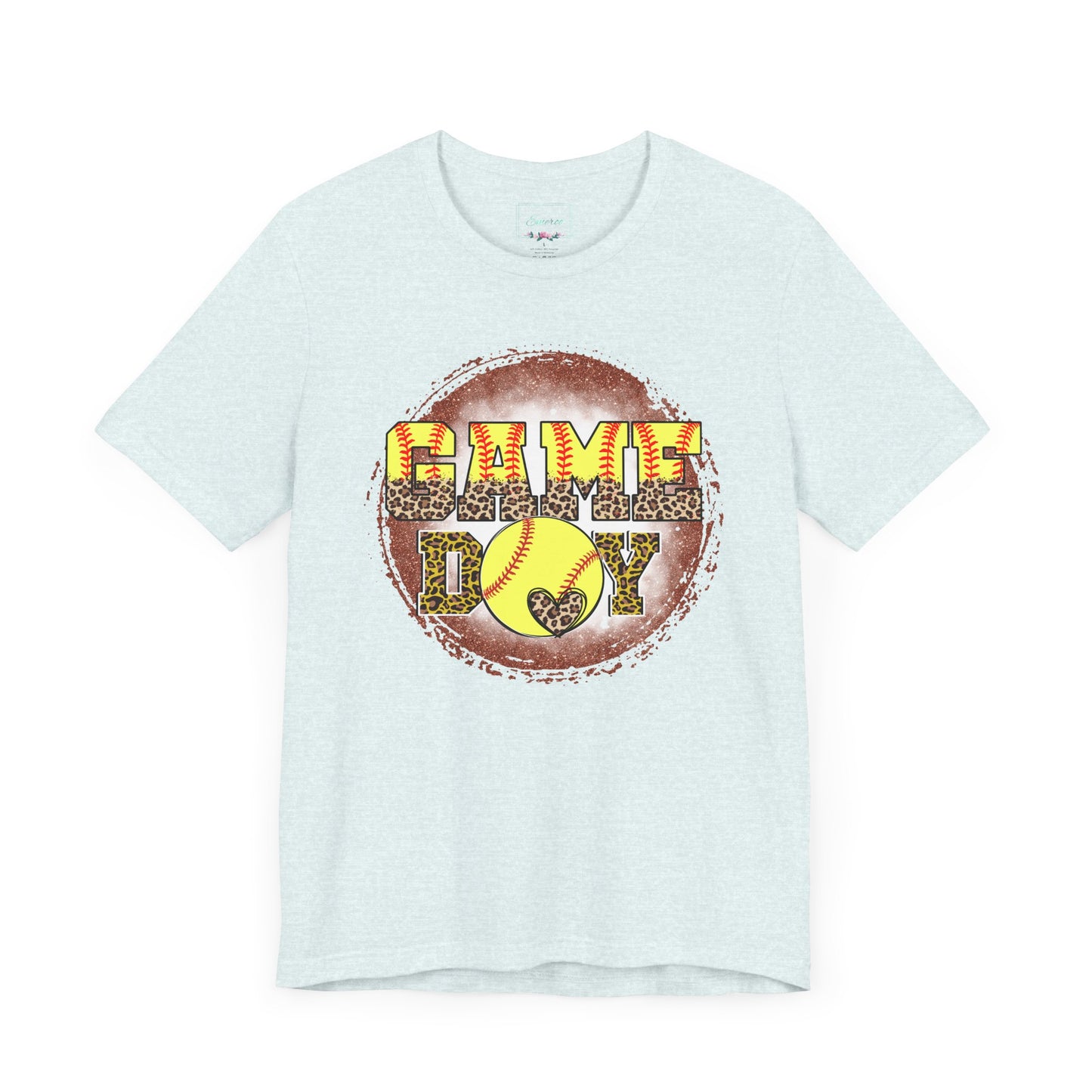 Softball Game Day Ball T Shirt (Light)
