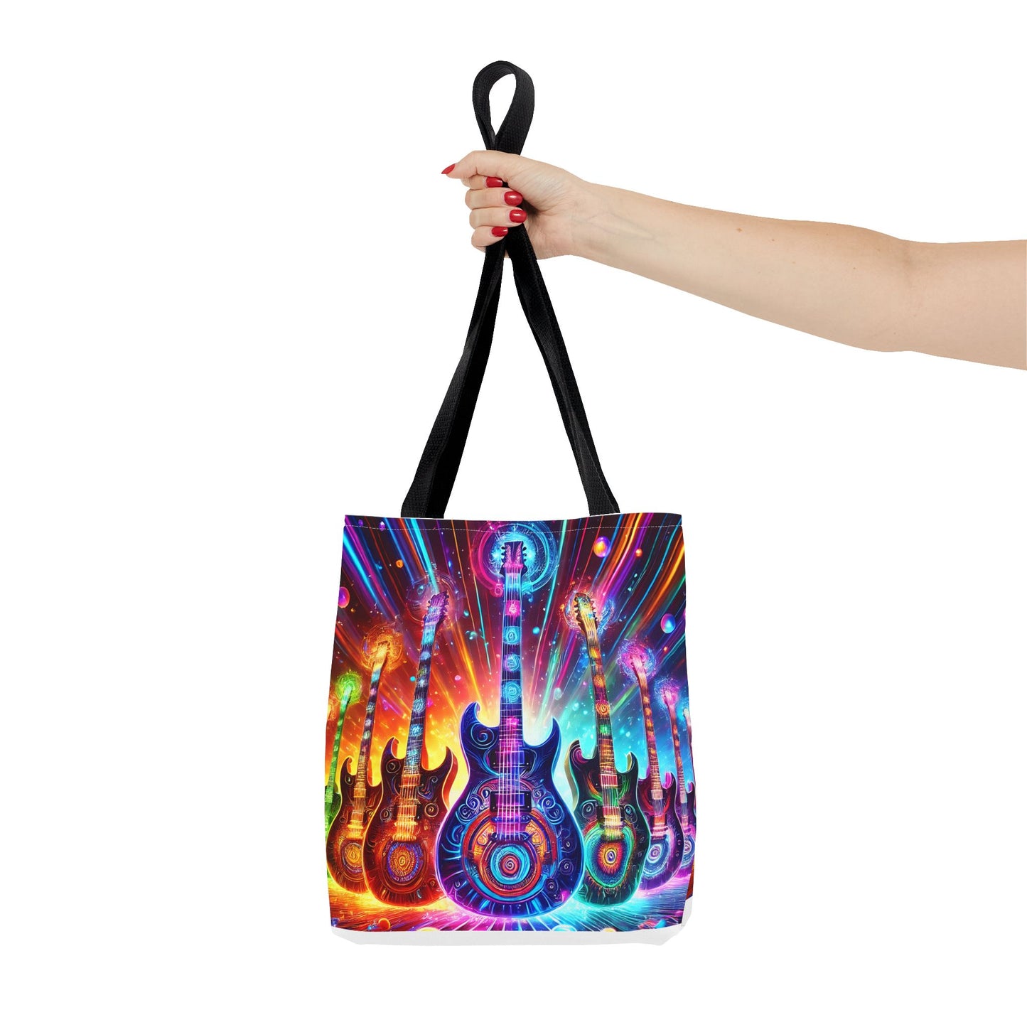 Retro Guitar Tote Bag